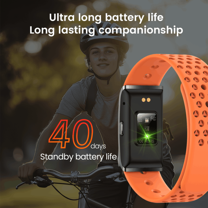 Smart Health Wristband, Wearable Activity & Fitness Tracker, 120+ Sports Modes, All-Day Continuous Monitoring, Heart Rate Tracking, Improve Sleep, Stress, Wellness, 2 Pack Bands, with Free APP - Image 4